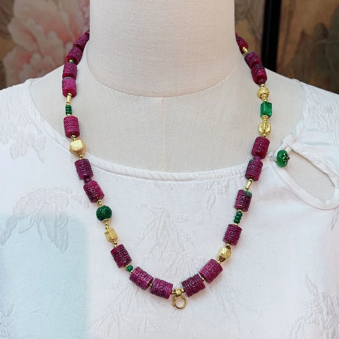 颈饰合金红宝石48小时鉴赏期1