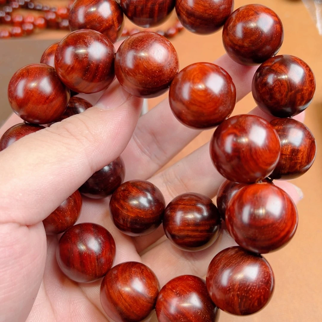 曹***德小叶紫檀手串/手链20泥料两条