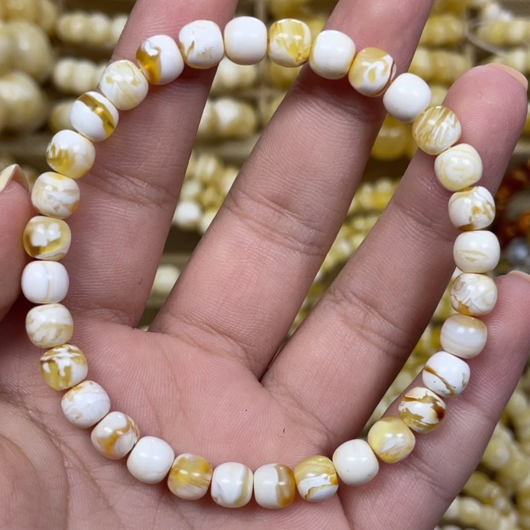 手绳琥珀未镶嵌6.5m