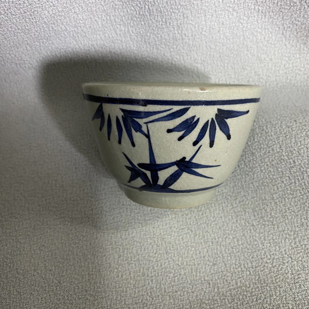 陶瓷品磁州窑手绘和五厂花釉水杯，精致漂亮茶杯陶瓷