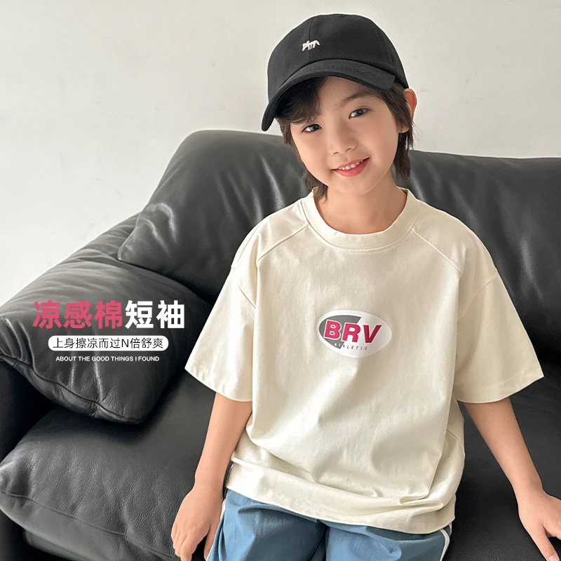 男童短袖T恤夏季新款中大童薄款透气上衣|25ba08