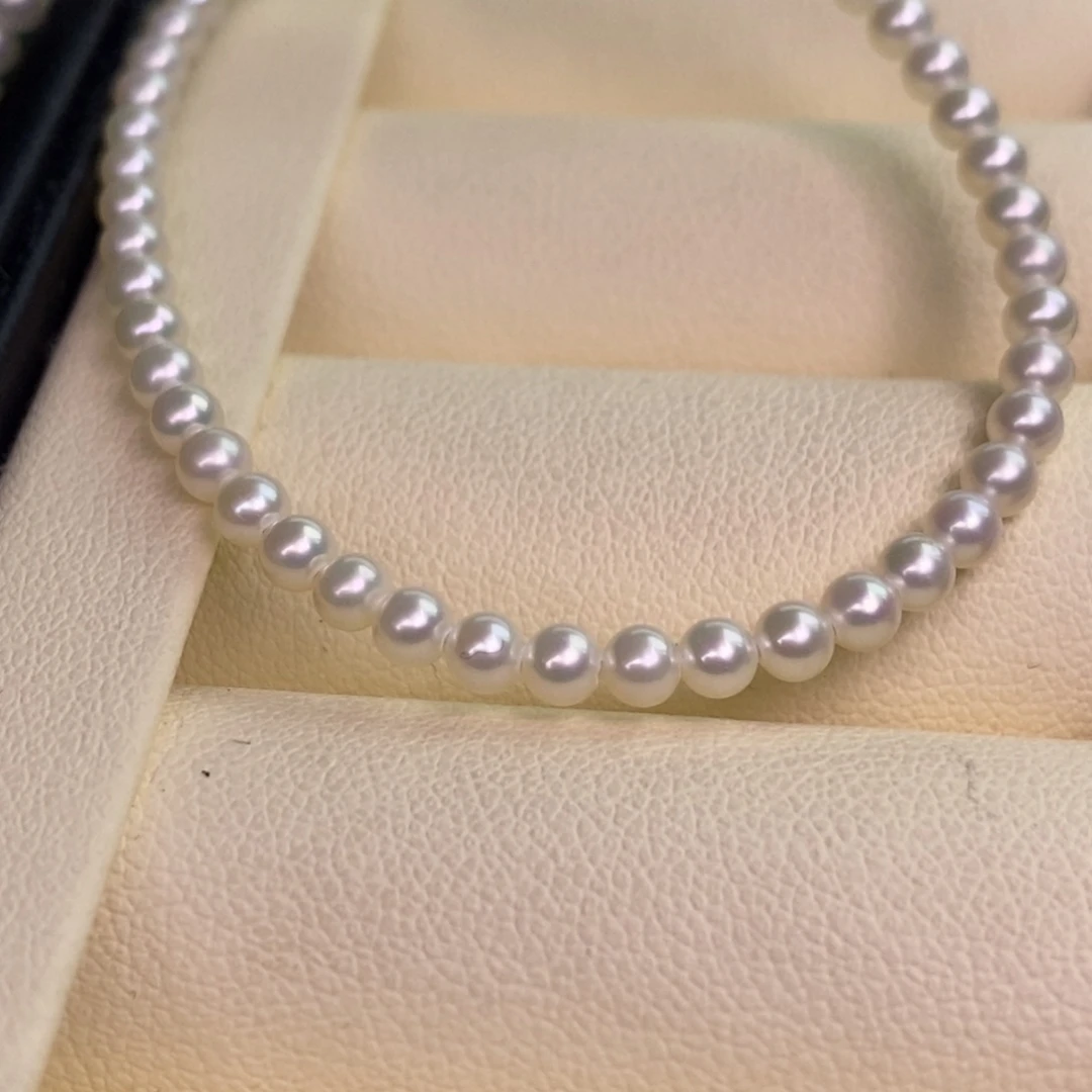 颈饰银S925镶嵌淡水珍珠