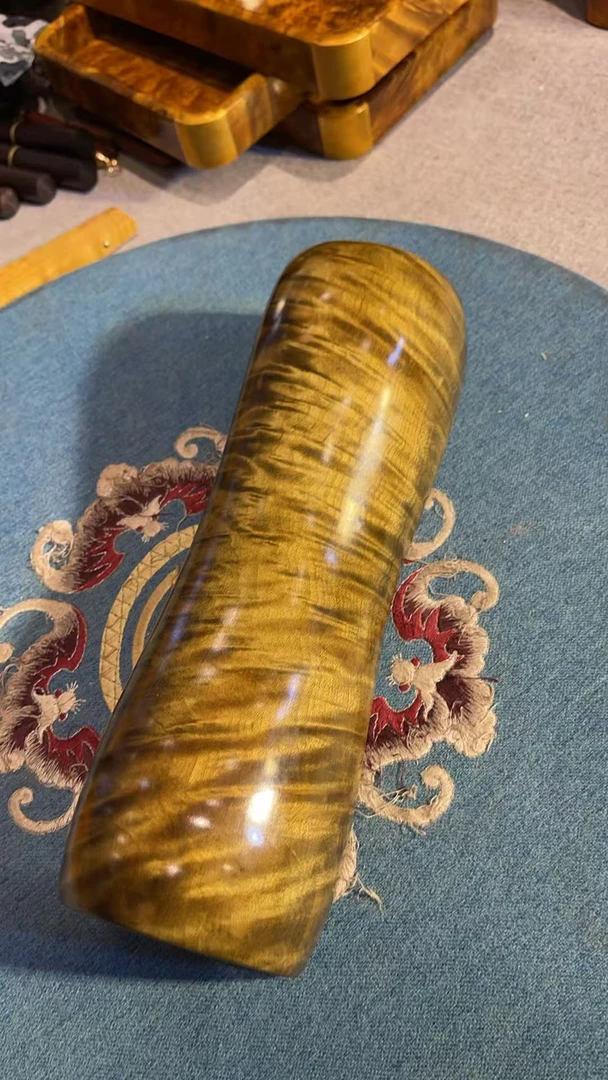 金丝楠木一块玉乌木枕头/单个通货