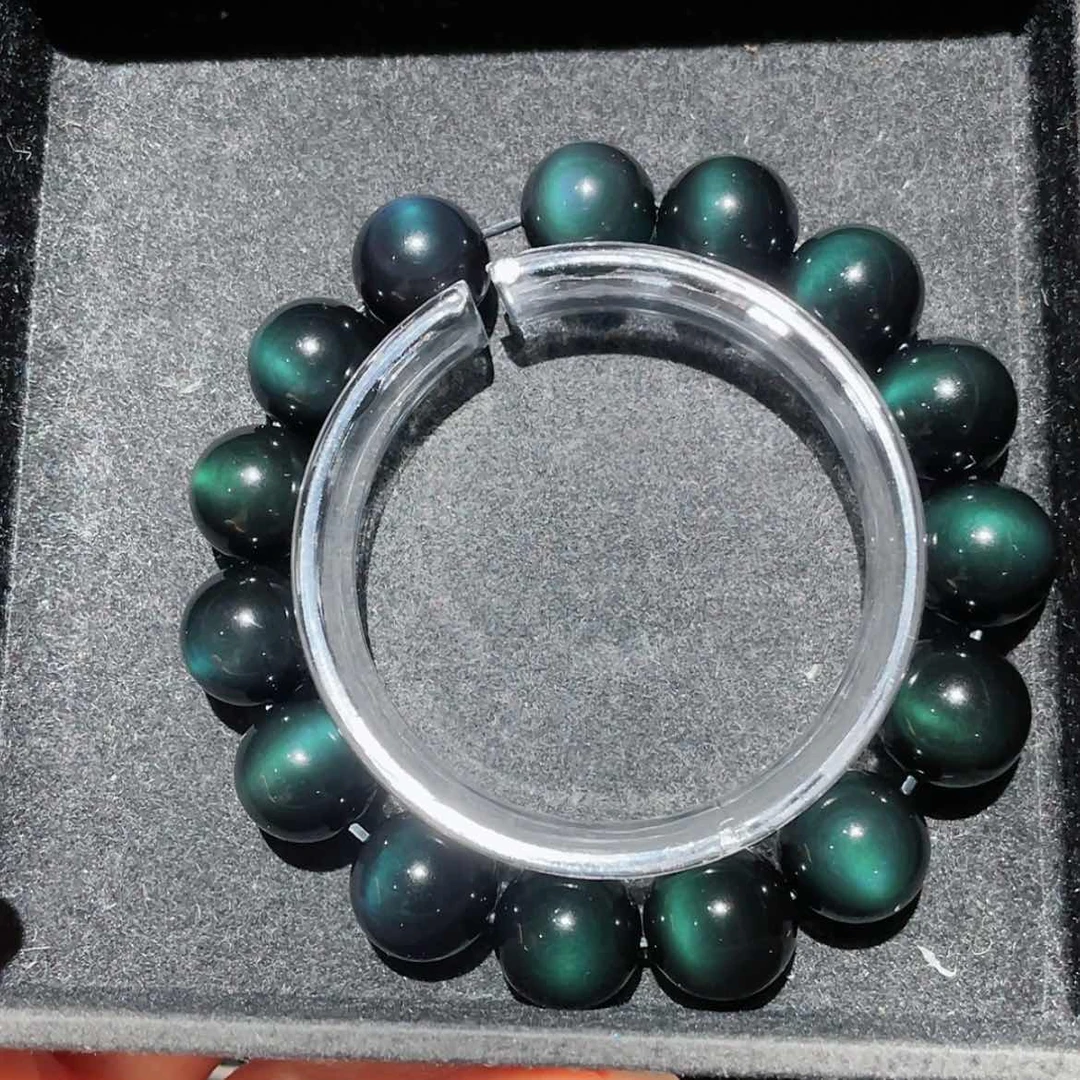 【闪购商品】未镶嵌黑曜岩手链赵****o