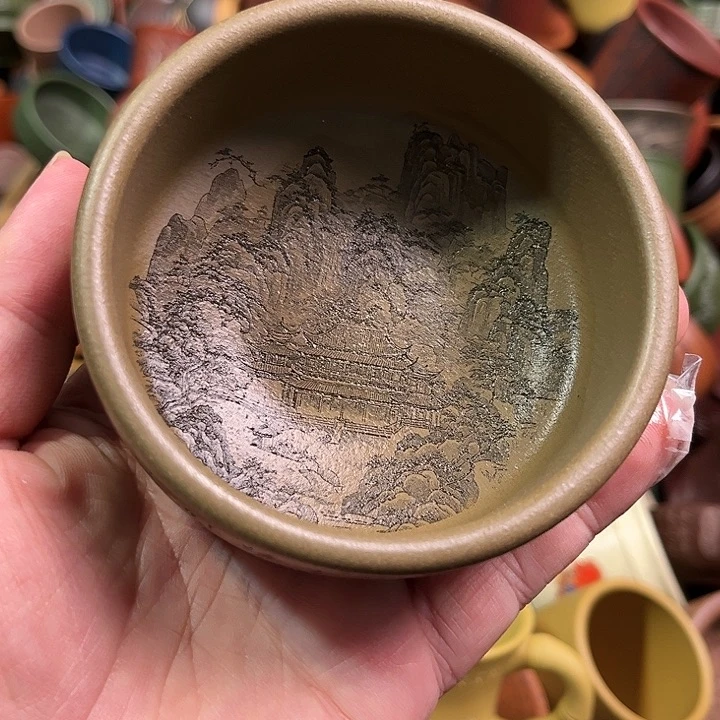 紫砂茶杯全手工紫砂主人杯