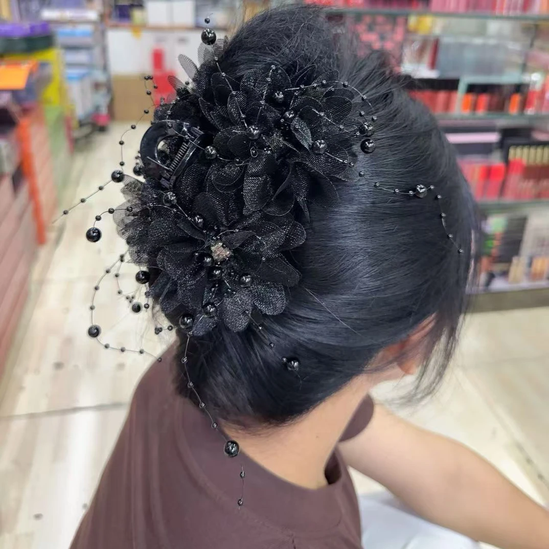 森系女日韩抓夹原创设计发夹发卡复古欧若假日风韩系