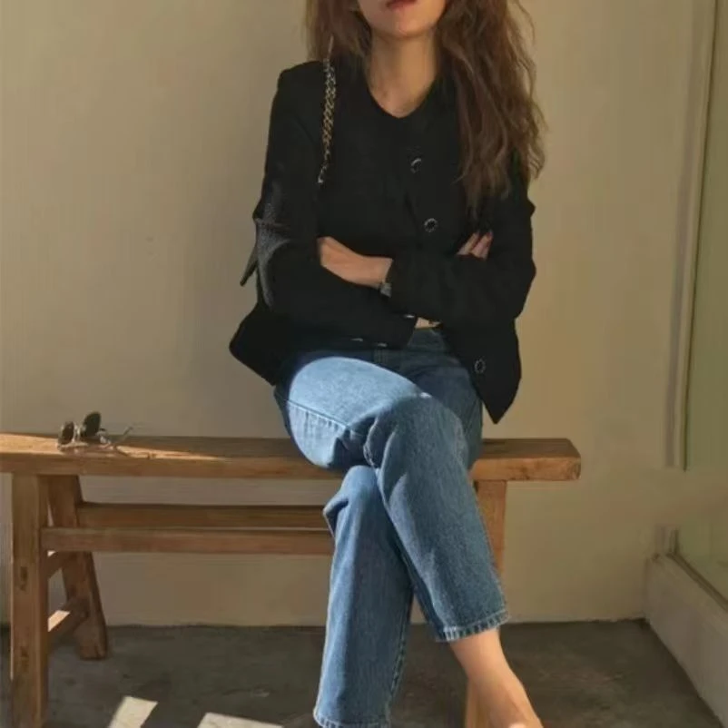 清仓款     女士法式单排扣小香风外套