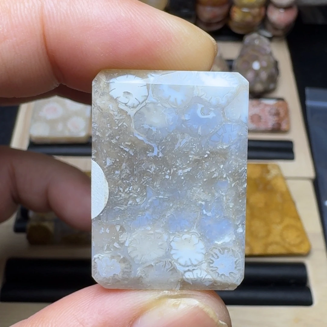 硅化玉未镶嵌纯天然色有机玉石保真色