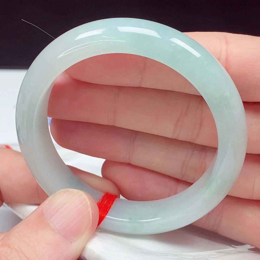 翡翠未镶嵌手镯54圈