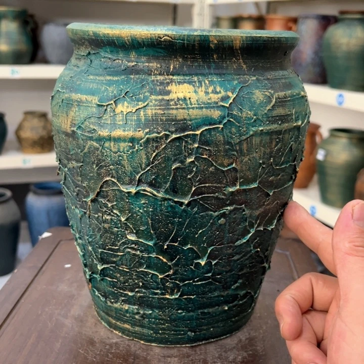 16.9-1微瑕土陶10绿浮