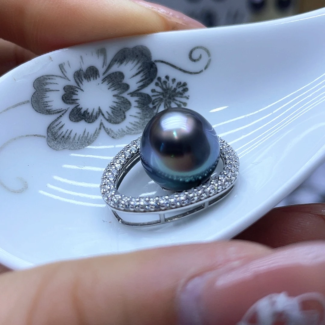 海水珍珠颈饰银S925镶嵌