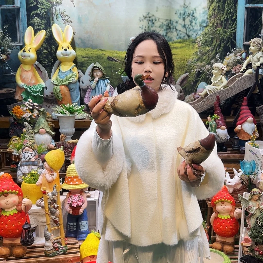 花园摆件红红火火