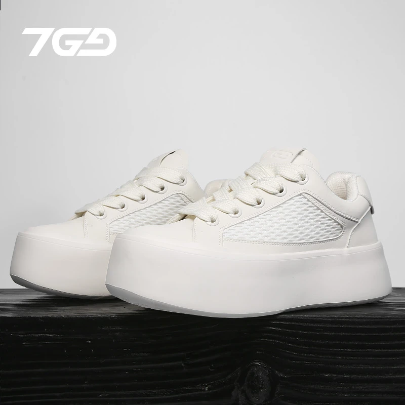 2025新款舒适透气运动鞋男士夏季时尚百搭透气增高休闲鞋