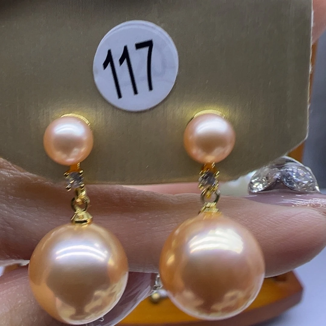 未镶嵌淡水珍珠耳饰