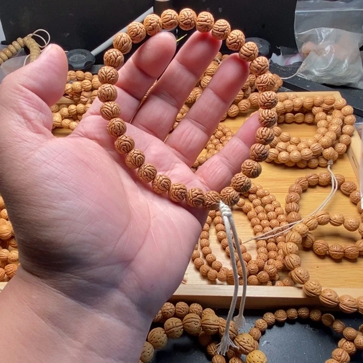 H***然桃核吊坠野生精品小核桃散籽