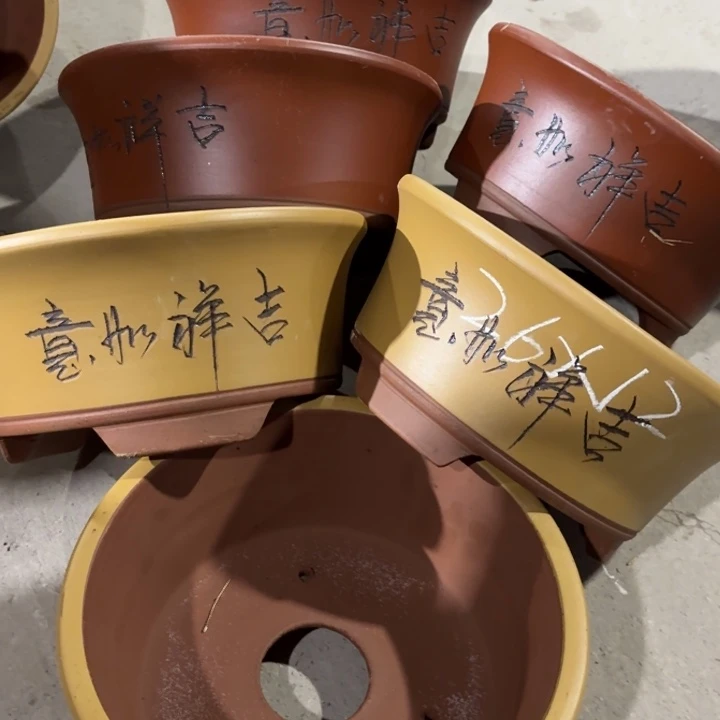 紫砂花盆100-6。26-12。