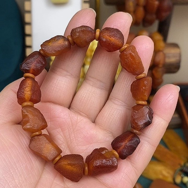 蜜蜡未镶嵌颈饰手串