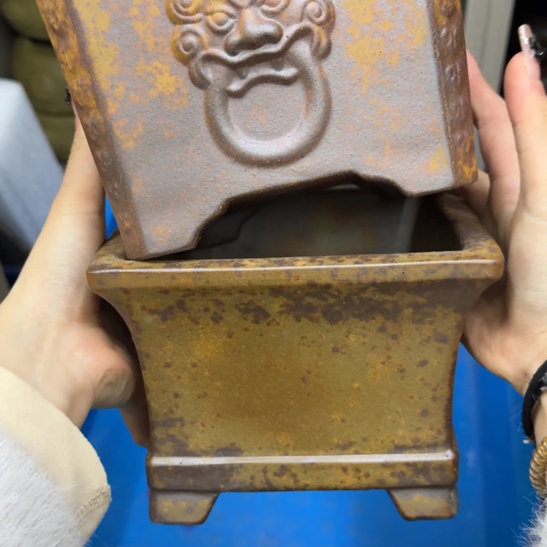 紫砂花盆34号宜兴紫砂瑕疵花盆