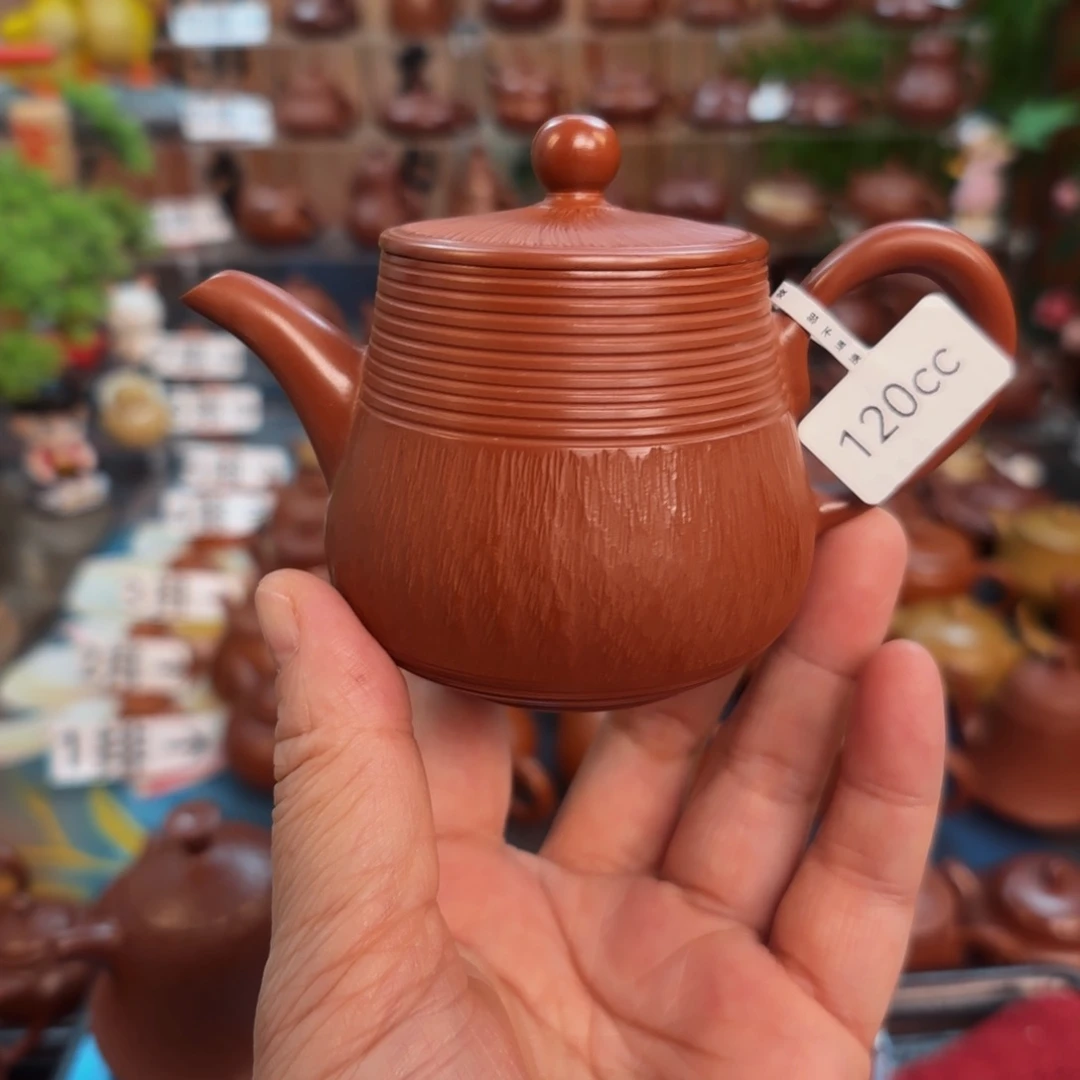 茶壶朱泥朱泥茶壶微瑕120C