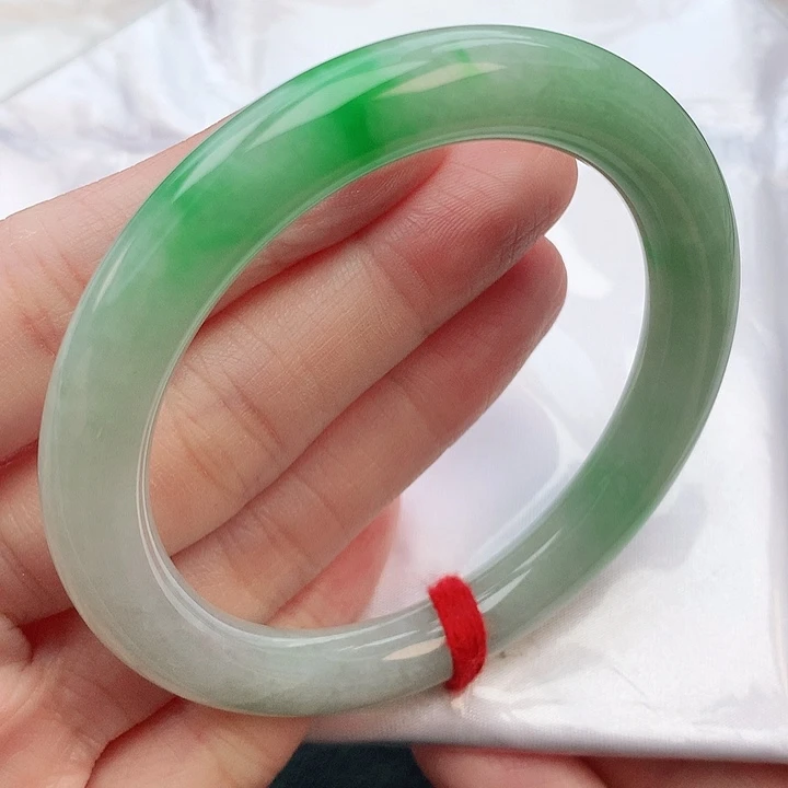 翡翠手镯未镶嵌54圆条881594