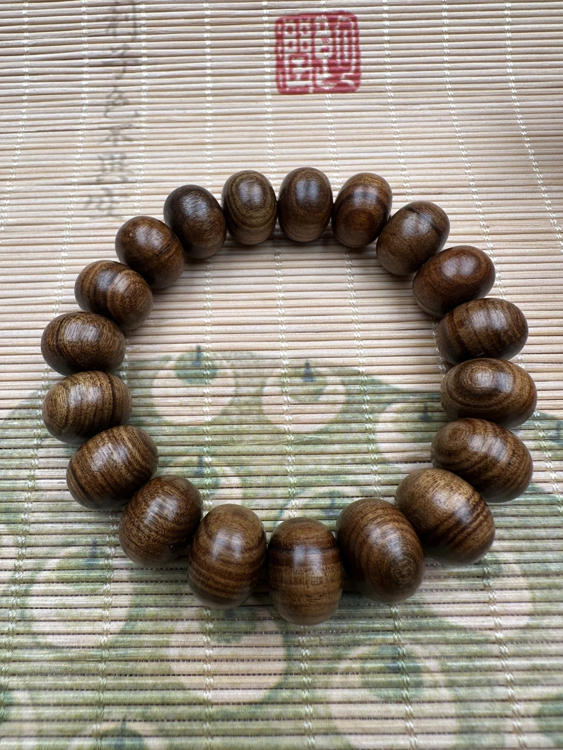 增香沉香木繁一文玩文手链35