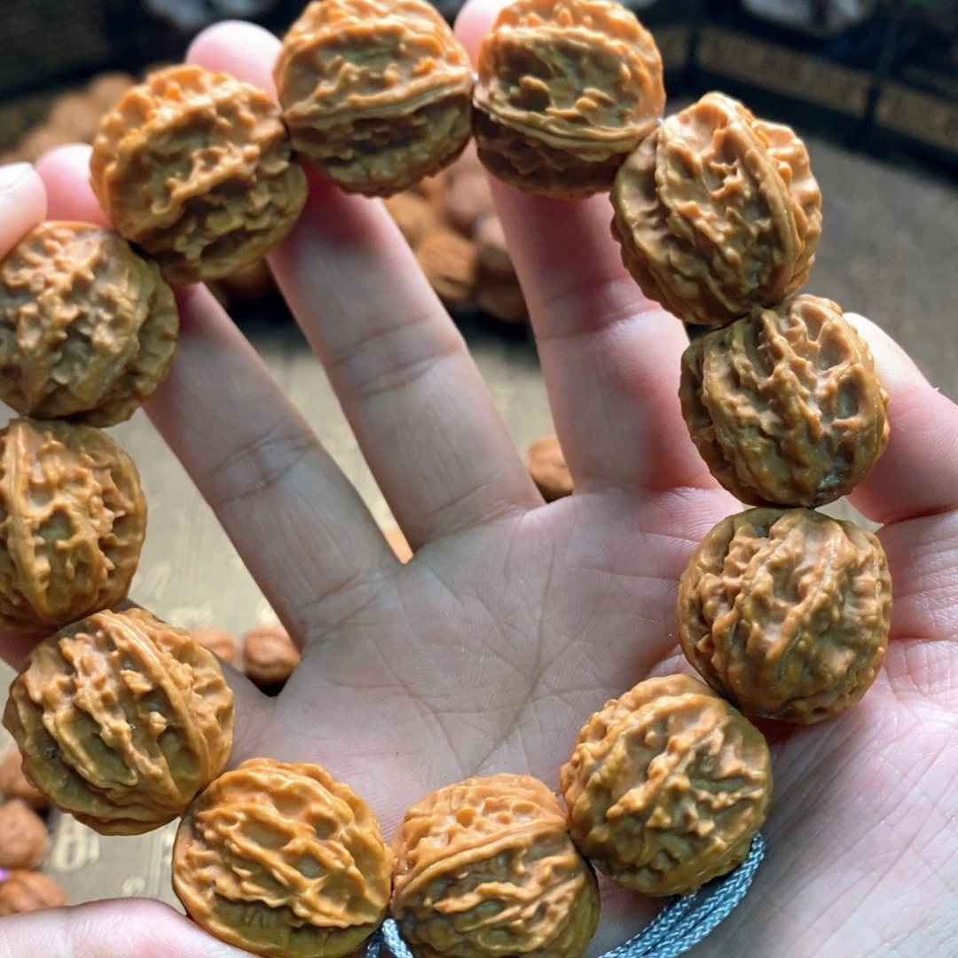 文玩核桃手串文玩核桃龙脊八棱