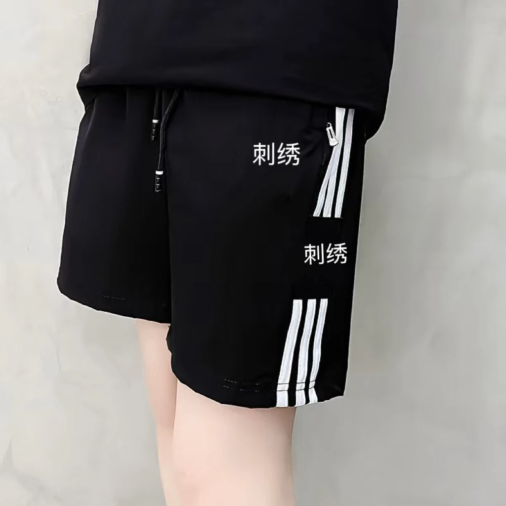 夏季男女同款冰丝短裤