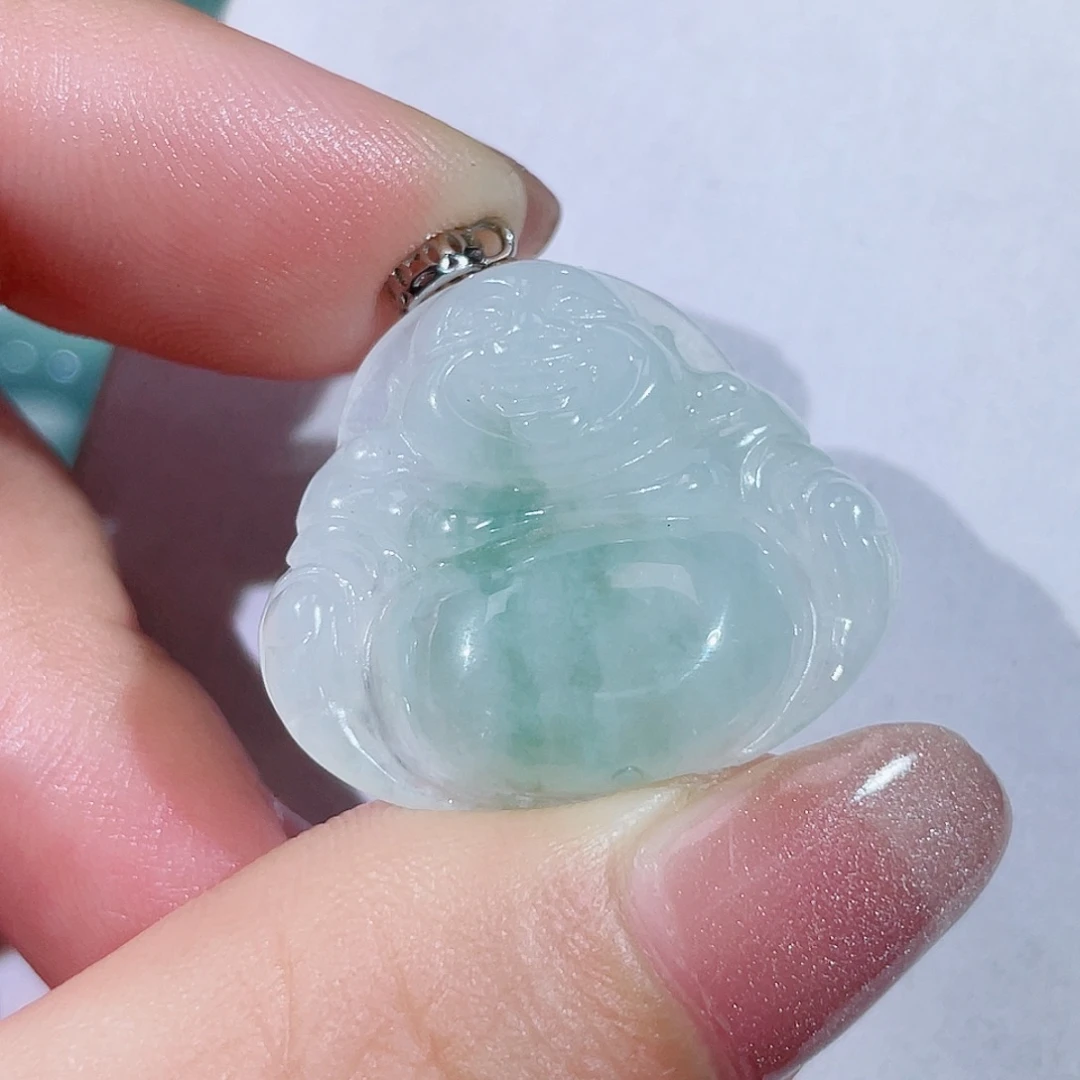 颈饰未镶嵌翡翠佛公