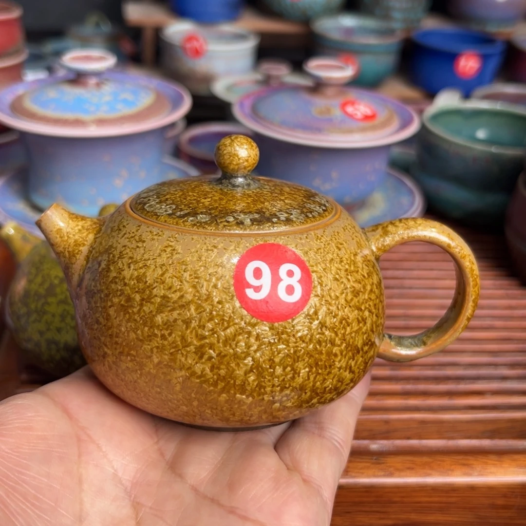 手工制作钧窑茶器