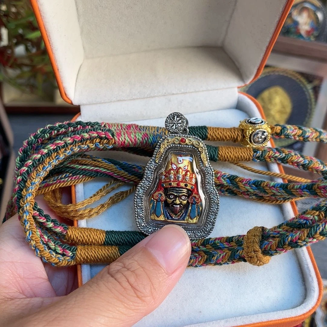 泥塑带*我扎基娘娘擦擦+绑绳+礼盒