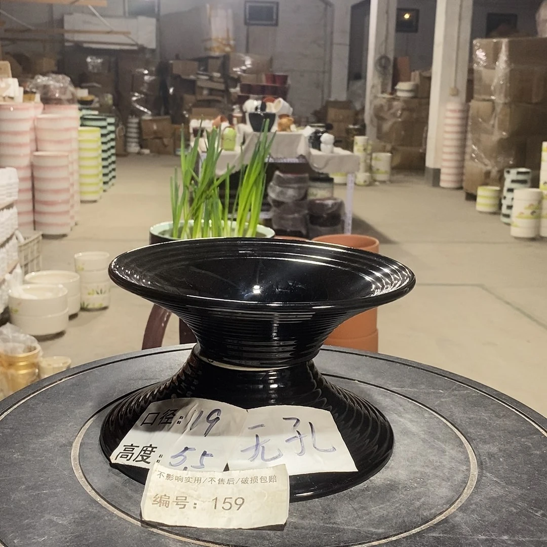 微瑕花盆-159-口19×5.5-2个无孔