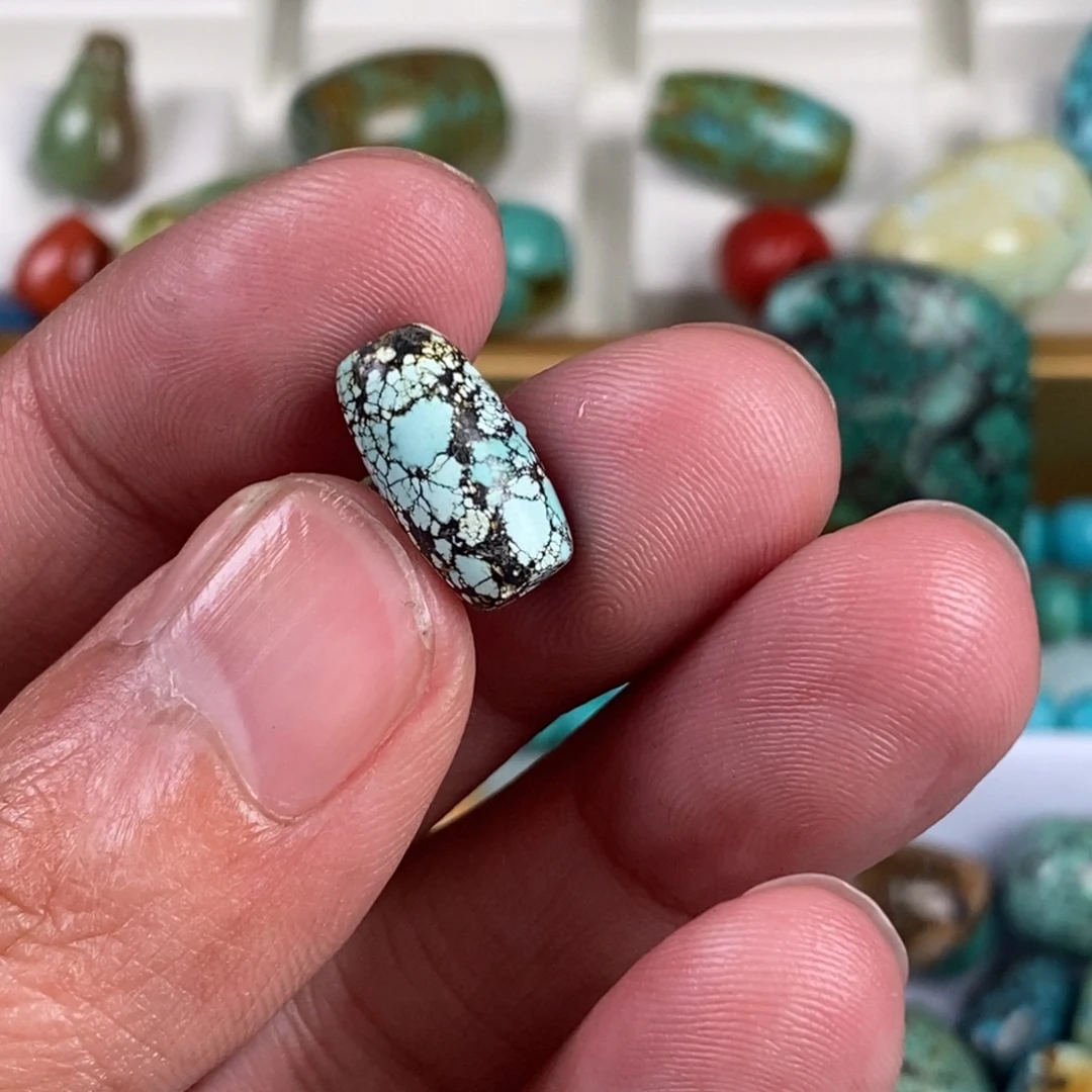 南红玛瑙合金7×14mm