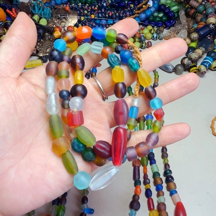 琉璃颈饰琉璃琉璃