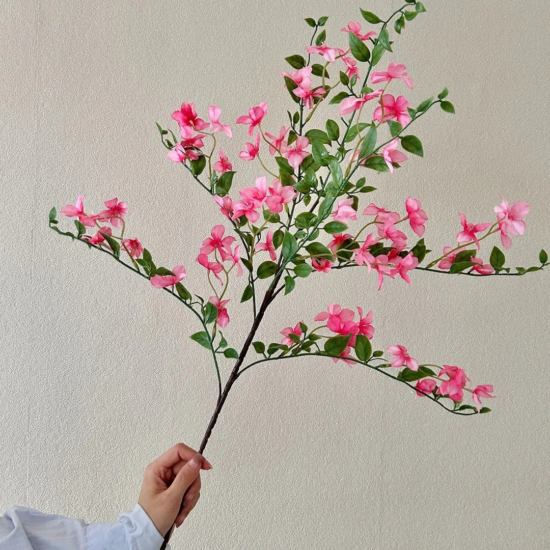 七里香仿真花家居摆件瓶插花仙气长枝树装饰玄关客厅餐桌摆设假花