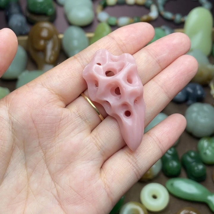 【闪购商品】颈饰未镶嵌和田玉招**金