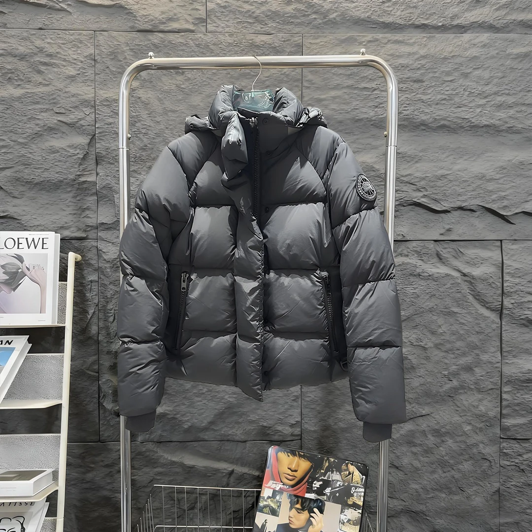 CAHOBC GOOSE面包羽绒服冬季户外零下防寒加绒加厚外套男新款外套