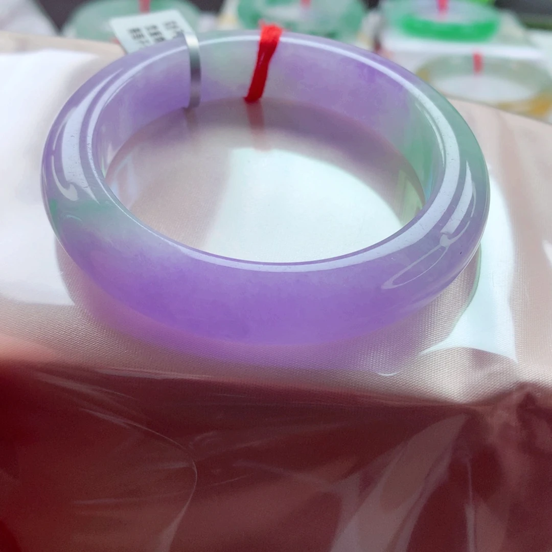 未镶嵌手镯翡翠师妹绝美妖紫孤品（9号）