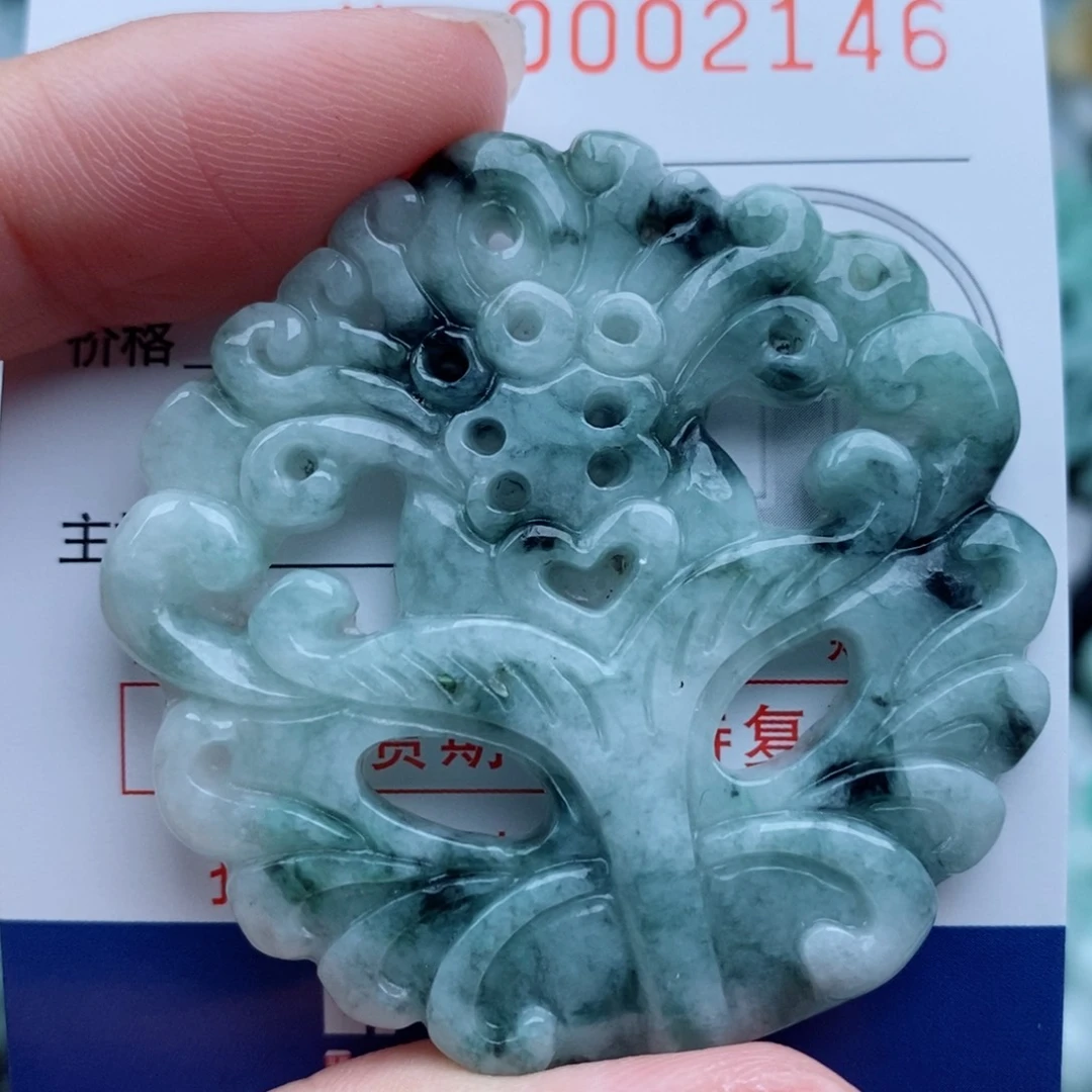 翡翠未镶嵌颈饰12345678