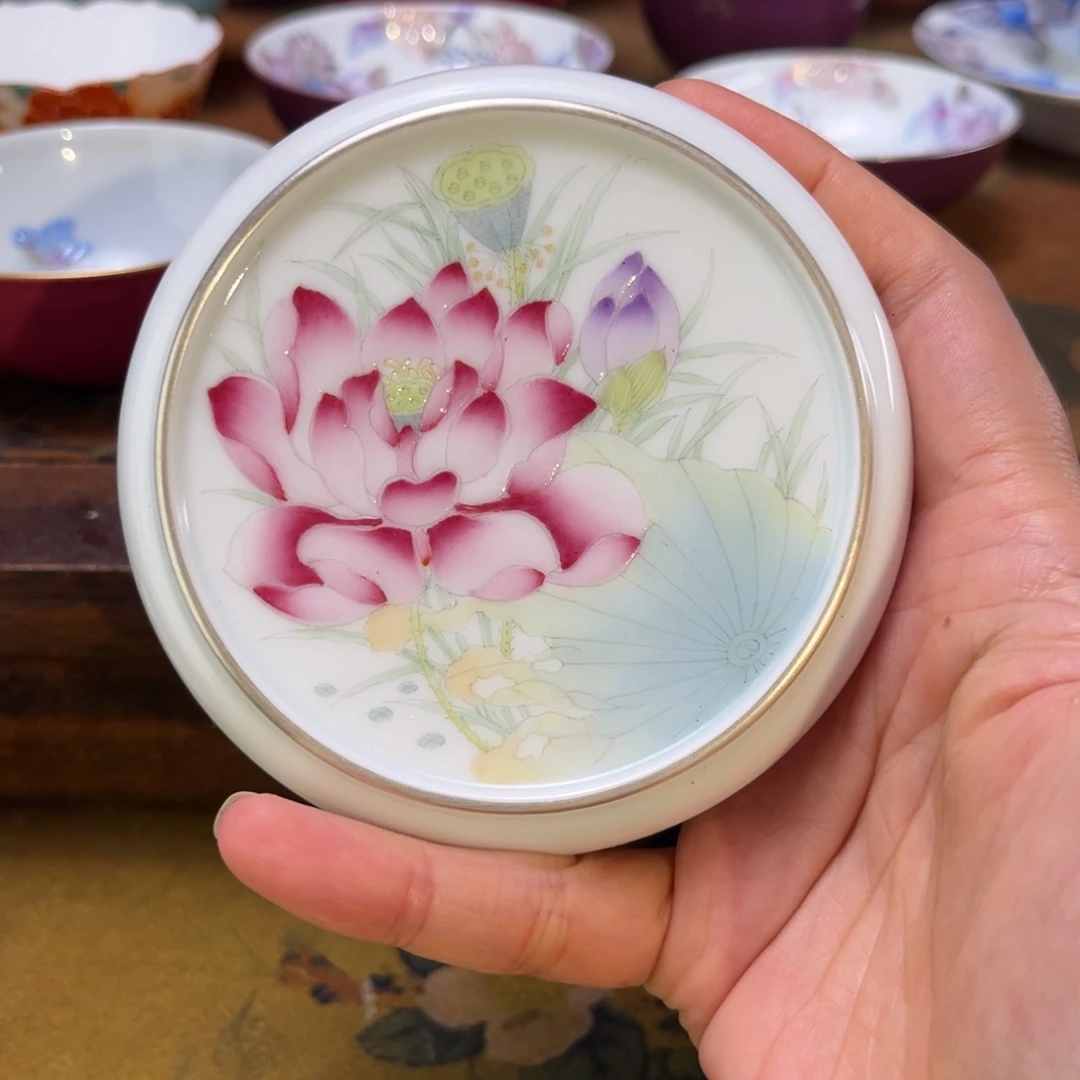 景德镇纯手绘陶瓷茶具