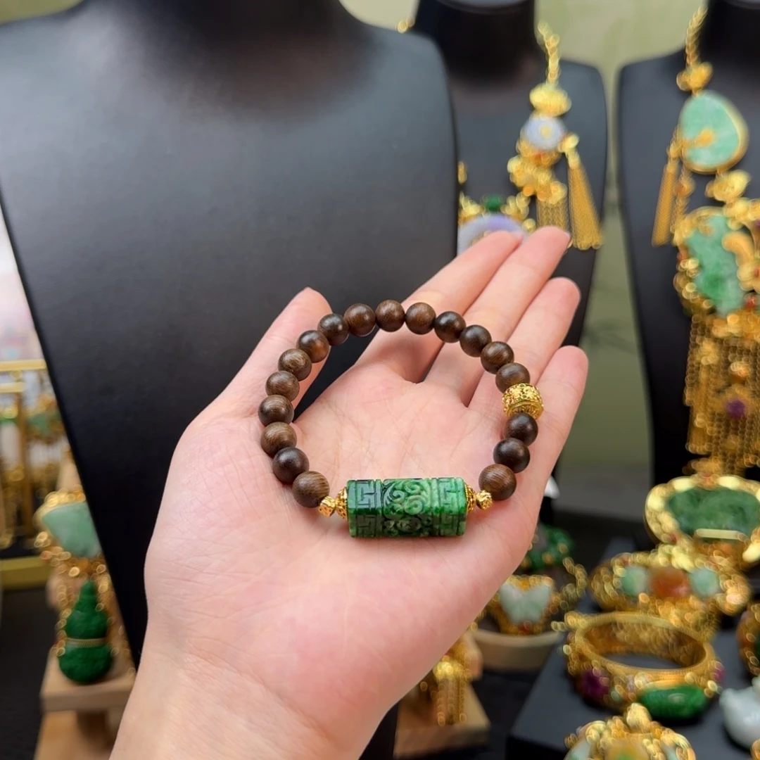 翡翠未镶嵌手串（亏清）