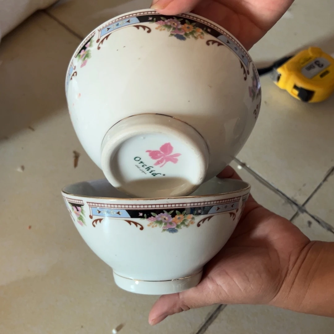 醴陵高温瓷出口瓷5英寸一对