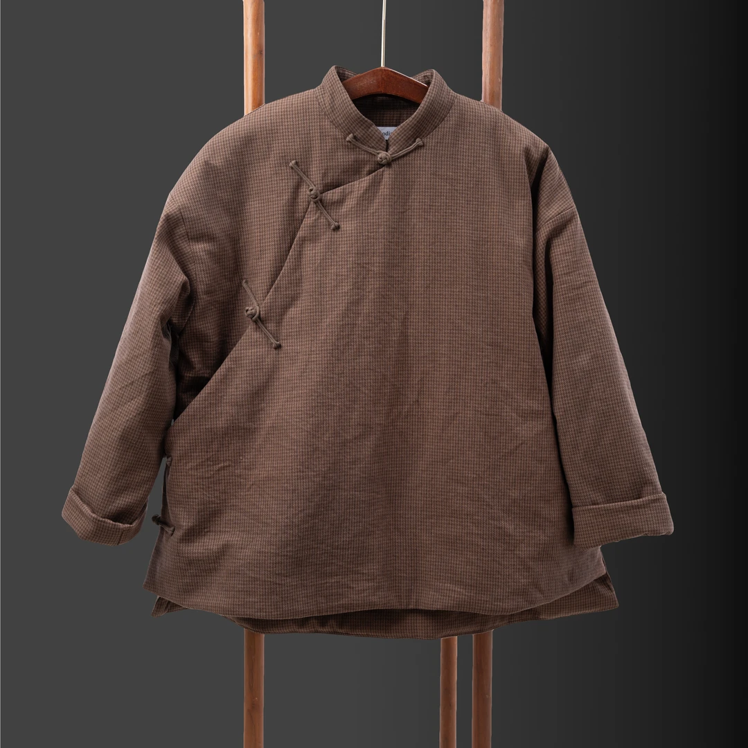 中式宽松型长袖棉袄盘扣女棉衣中国风常规款棉服保暖文艺民族风