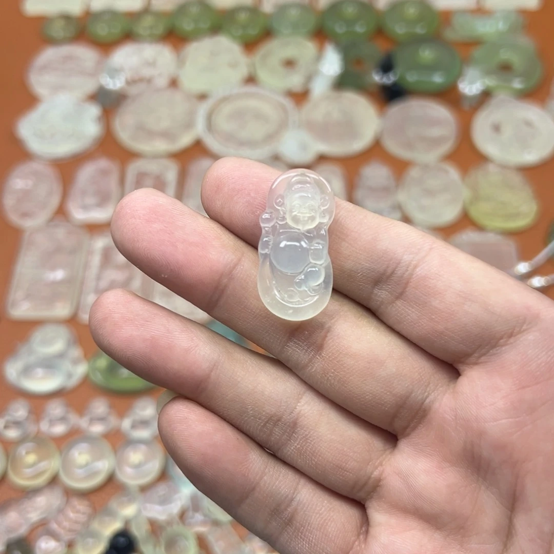 蛇纹石玉未镶嵌多样性随机发一