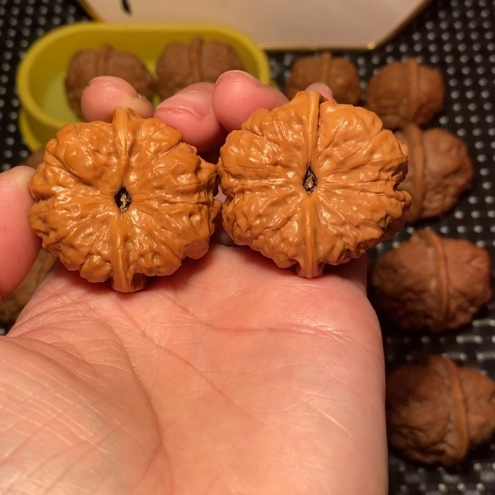 把件文玩核桃开背肌肉蛙