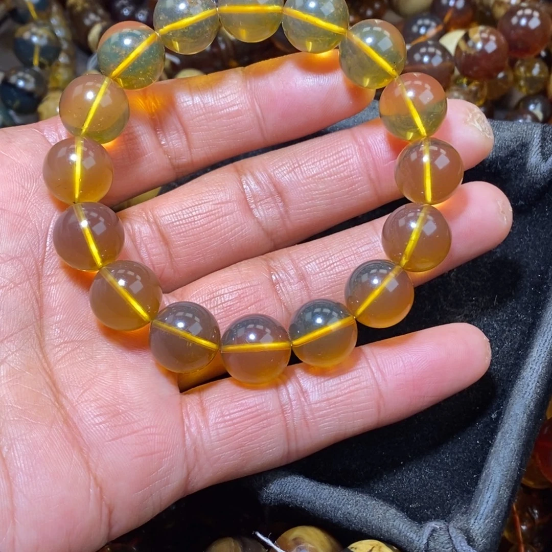 琥珀手链未镶嵌家***侠