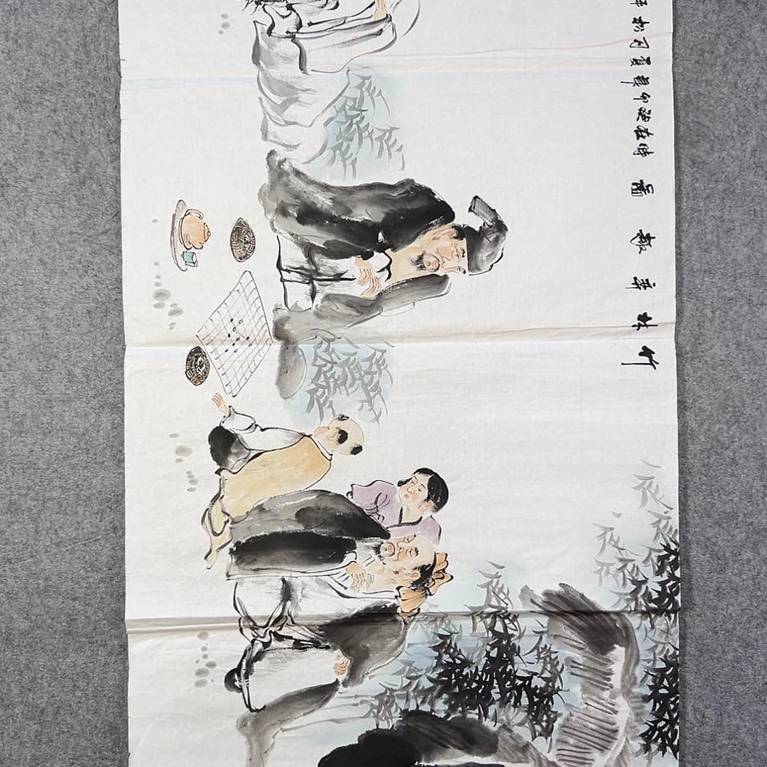 国画395 花鸟在此处飞翔也不太