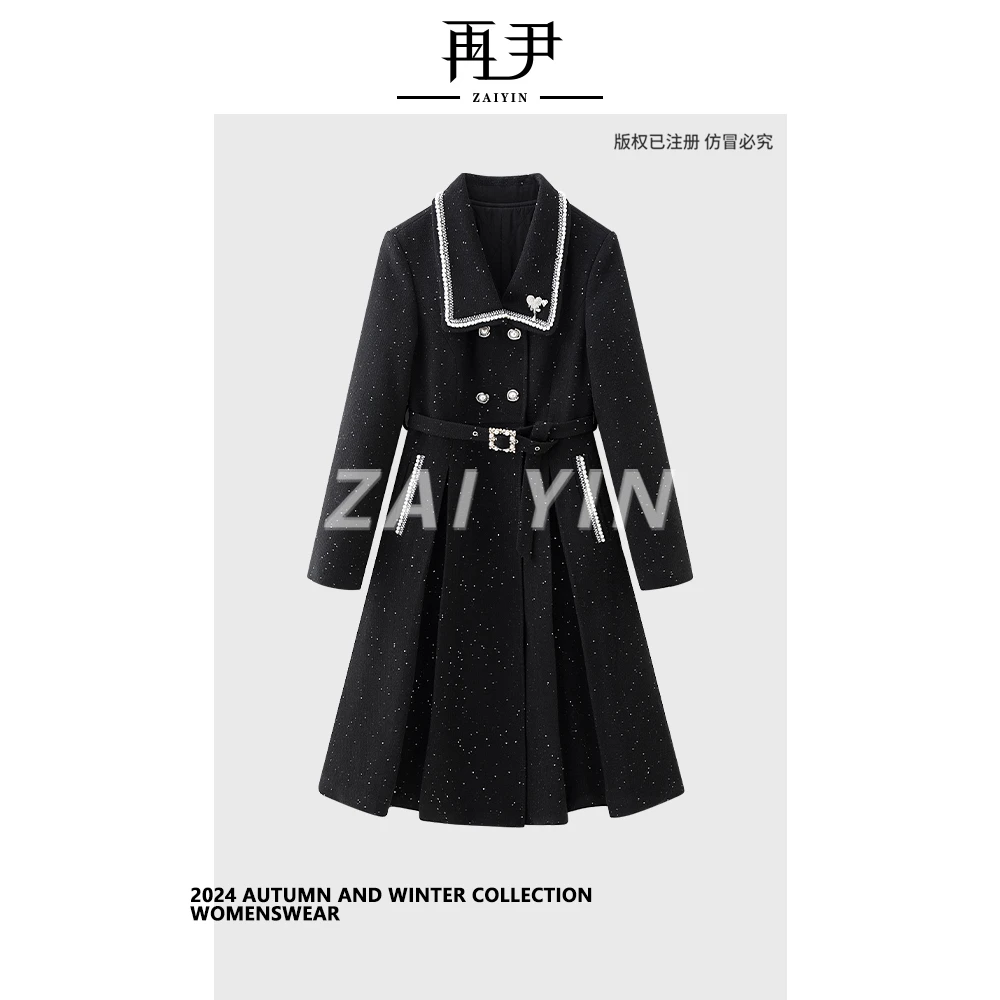 【星月灵羽】小众设计款定制轻奢重工时尚显瘦连衣裙G24DT070974