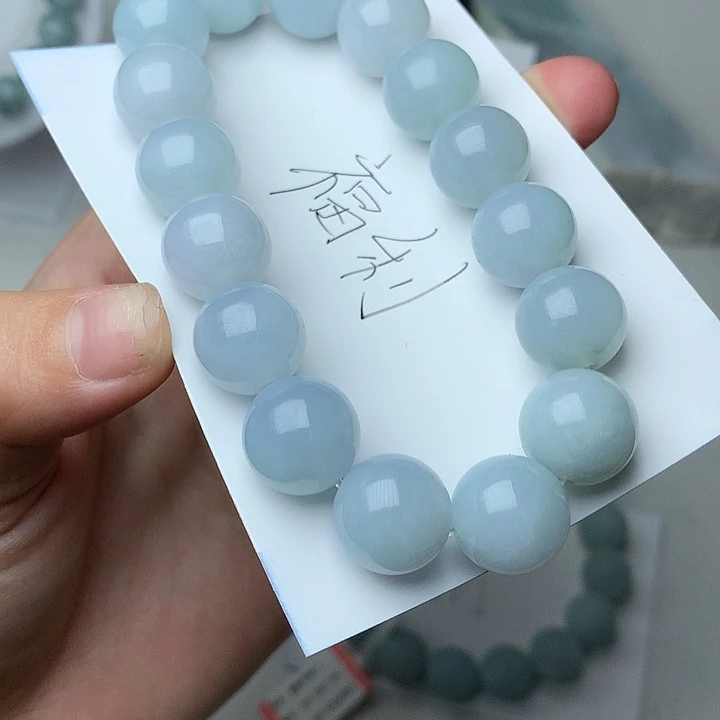 老***5未镶嵌手链翡翠珠子