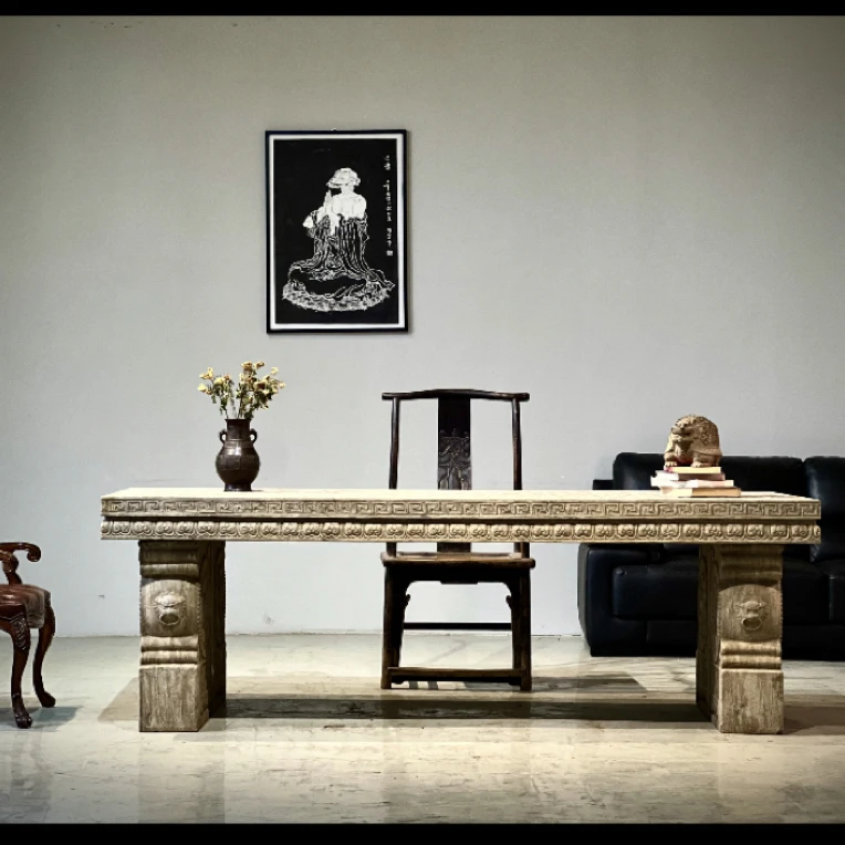 石雕石桌，不包邮