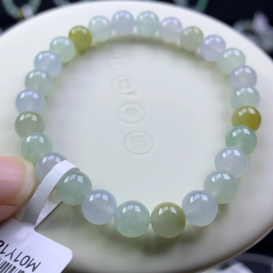 未镶嵌手串翡翠卡7